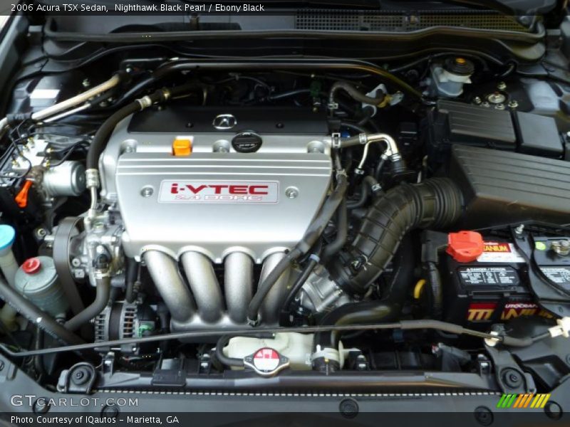 Nighthawk Black Pearl / Ebony Black 2006 Acura TSX Sedan