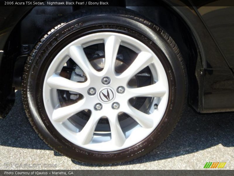 Nighthawk Black Pearl / Ebony Black 2006 Acura TSX Sedan