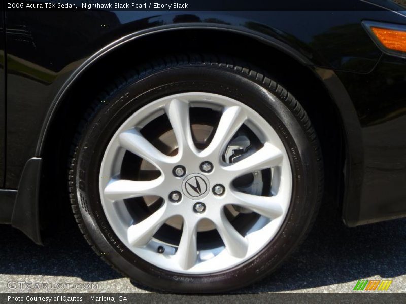 Nighthawk Black Pearl / Ebony Black 2006 Acura TSX Sedan