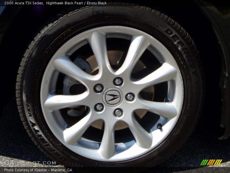 Nighthawk Black Pearl / Ebony Black 2006 Acura TSX Sedan
