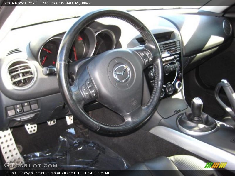 Titanium Gray Metallic / Black 2004 Mazda RX-8