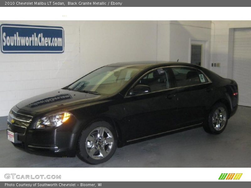 Black Granite Metallic / Ebony 2010 Chevrolet Malibu LT Sedan