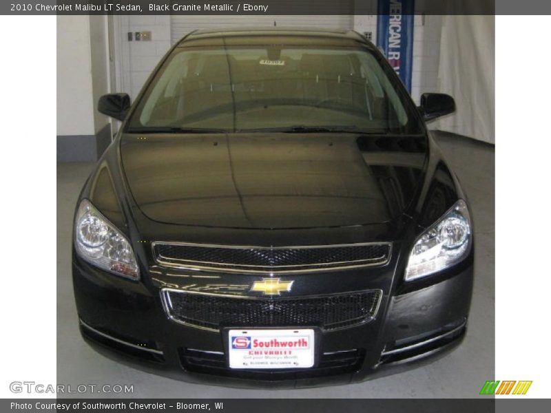 Black Granite Metallic / Ebony 2010 Chevrolet Malibu LT Sedan
