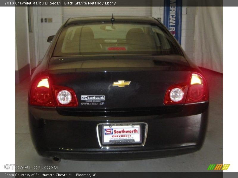 Black Granite Metallic / Ebony 2010 Chevrolet Malibu LT Sedan