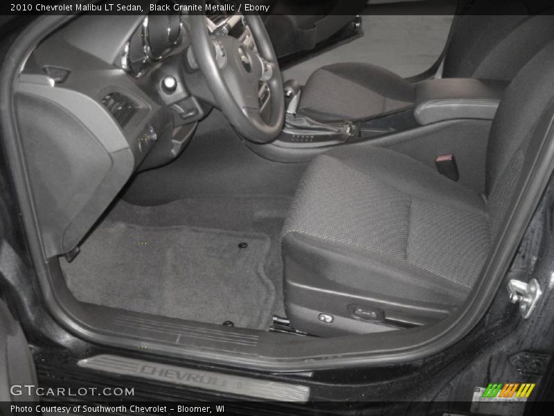 Black Granite Metallic / Ebony 2010 Chevrolet Malibu LT Sedan