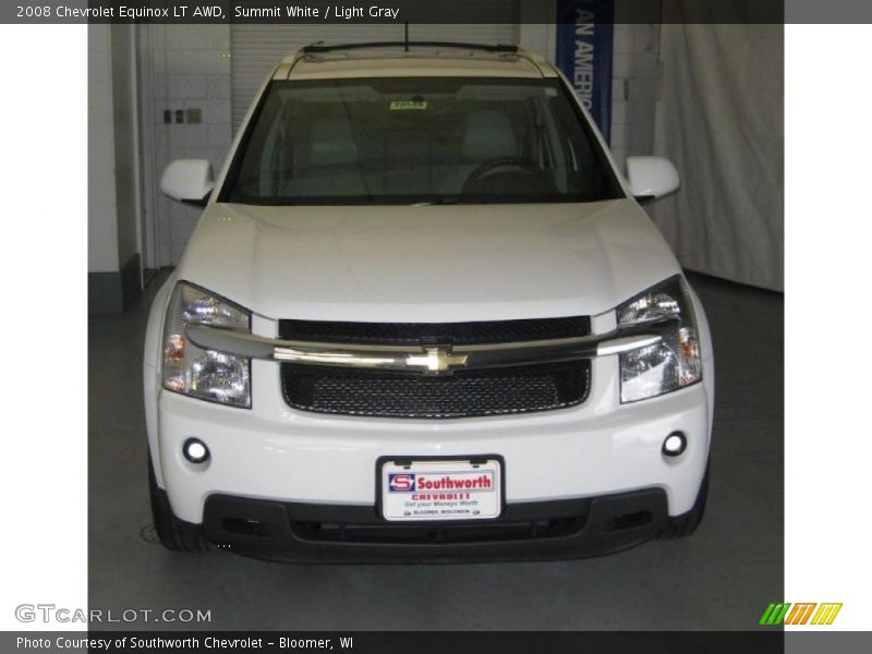 Summit White / Light Gray 2008 Chevrolet Equinox LT AWD