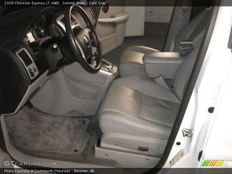 Summit White / Light Gray 2008 Chevrolet Equinox LT AWD