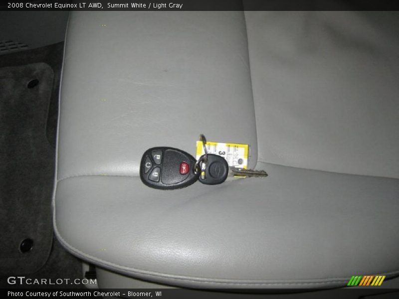 Summit White / Light Gray 2008 Chevrolet Equinox LT AWD