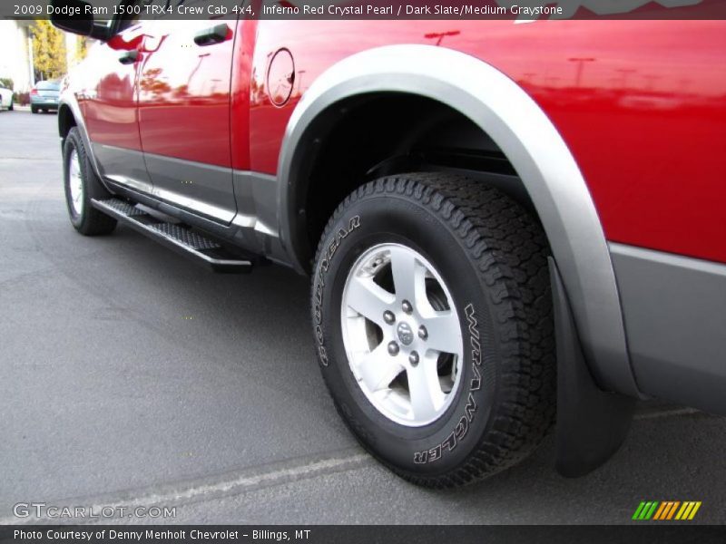 Inferno Red Crystal Pearl / Dark Slate/Medium Graystone 2009 Dodge Ram 1500 TRX4 Crew Cab 4x4