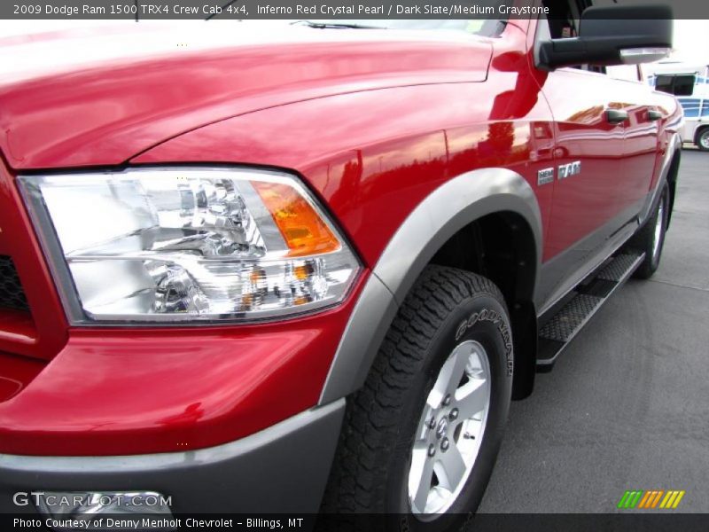 Inferno Red Crystal Pearl / Dark Slate/Medium Graystone 2009 Dodge Ram 1500 TRX4 Crew Cab 4x4