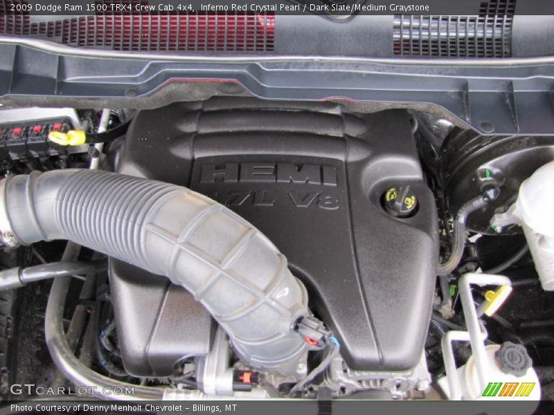 Inferno Red Crystal Pearl / Dark Slate/Medium Graystone 2009 Dodge Ram 1500 TRX4 Crew Cab 4x4