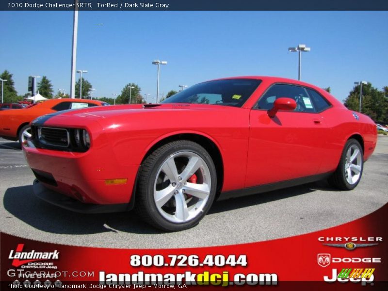 TorRed / Dark Slate Gray 2010 Dodge Challenger SRT8