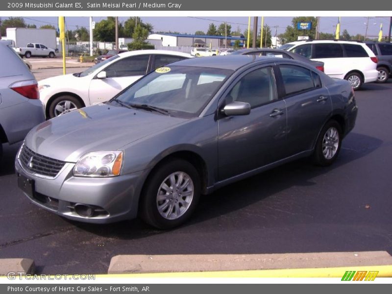 Satin Meisai Pearl / Medium Gray 2009 Mitsubishi Galant ES