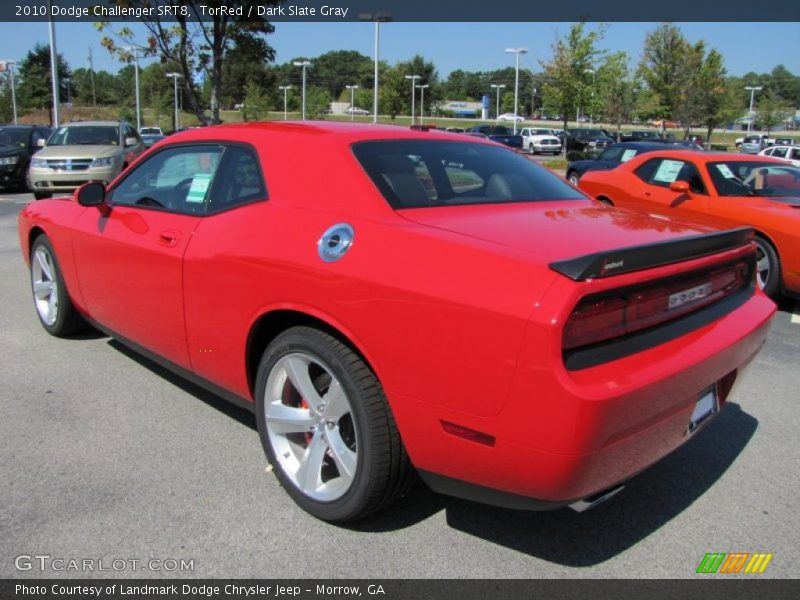TorRed / Dark Slate Gray 2010 Dodge Challenger SRT8