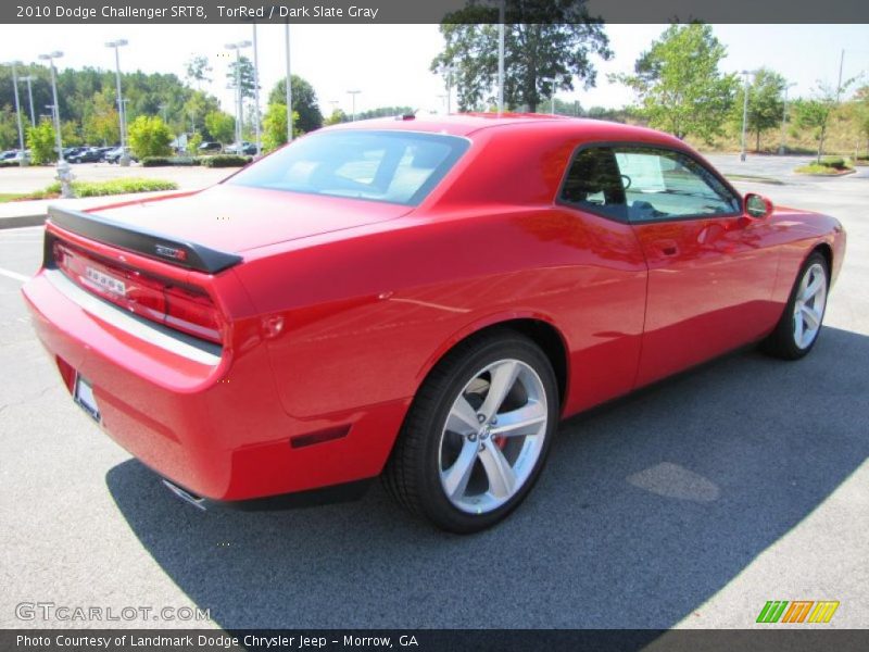 TorRed / Dark Slate Gray 2010 Dodge Challenger SRT8