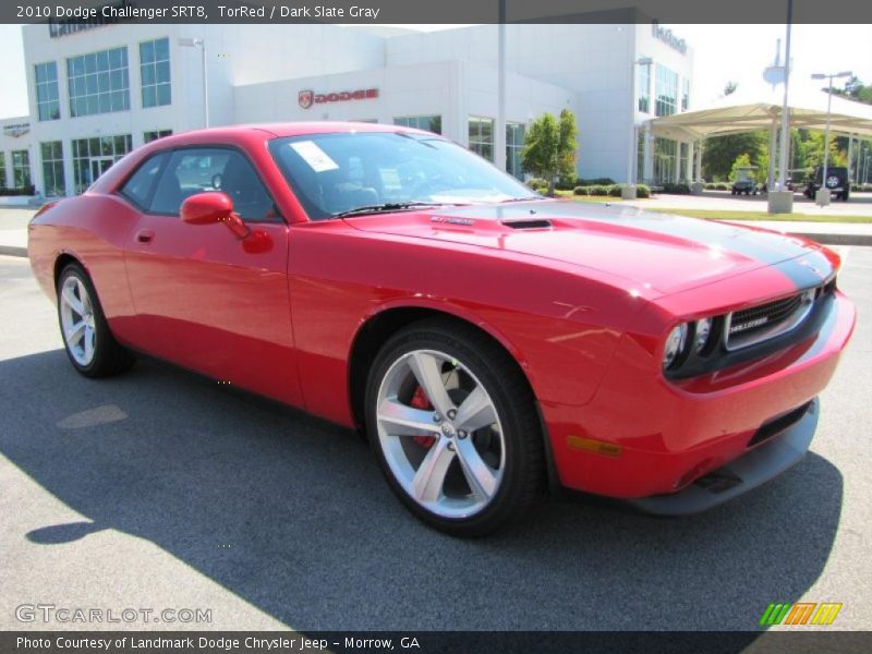 TorRed / Dark Slate Gray 2010 Dodge Challenger SRT8