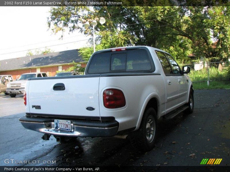 Oxford White / Medium Parchment 2002 Ford F150 Lariat SuperCrew