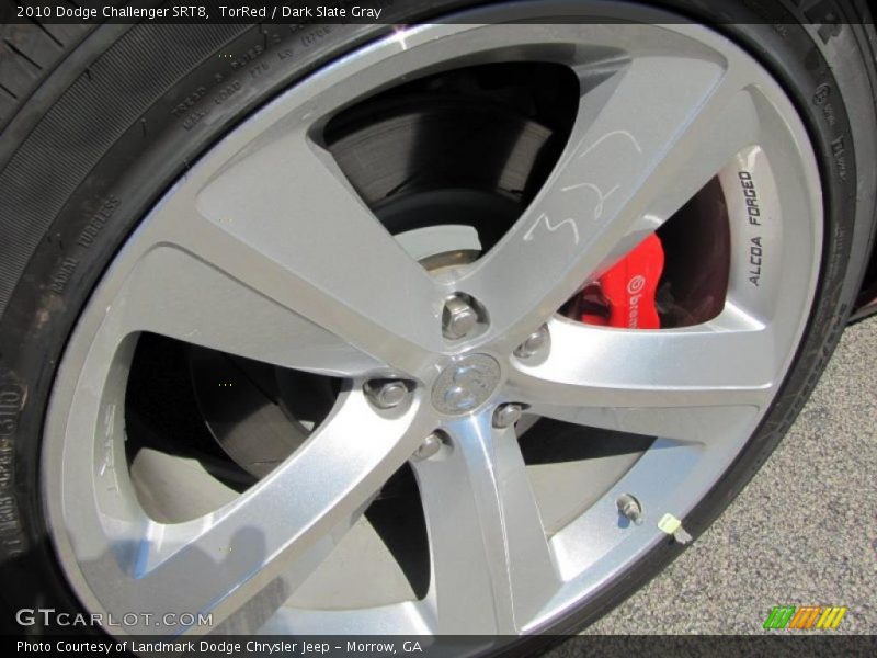 TorRed / Dark Slate Gray 2010 Dodge Challenger SRT8