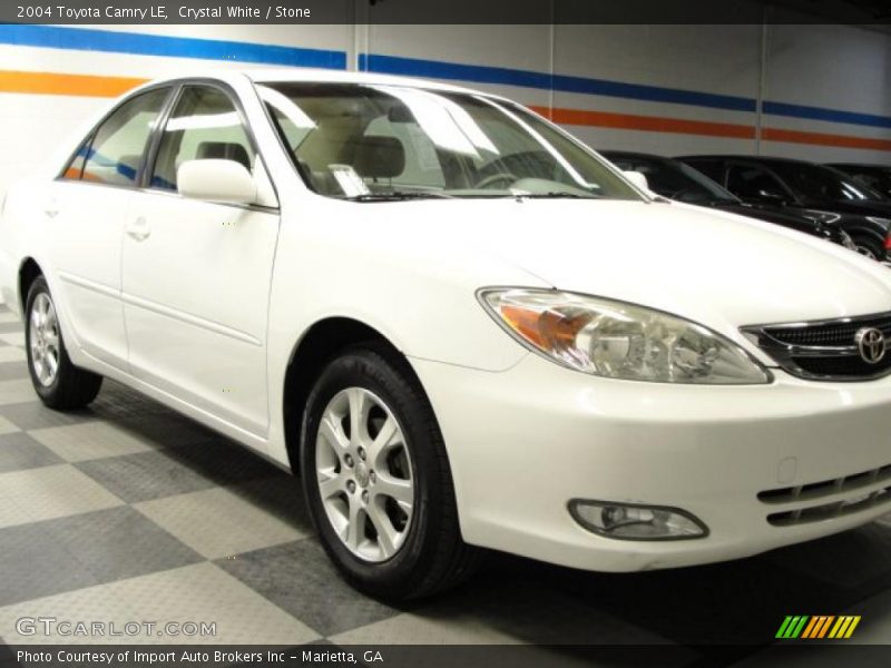 Crystal White / Stone 2004 Toyota Camry LE