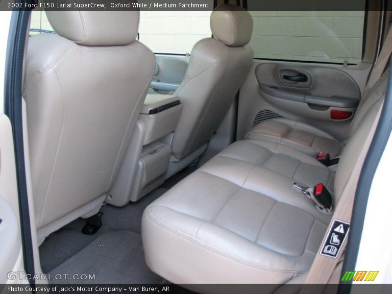 Oxford White / Medium Parchment 2002 Ford F150 Lariat SuperCrew