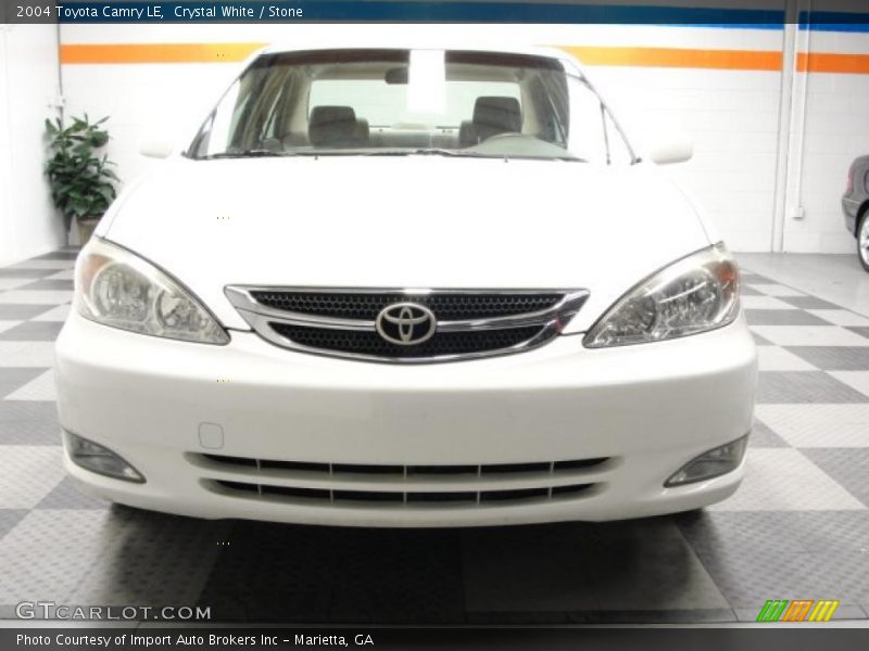 Crystal White / Stone 2004 Toyota Camry LE