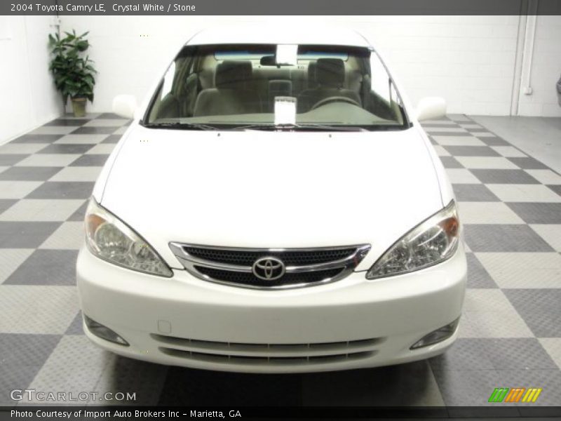 Crystal White / Stone 2004 Toyota Camry LE