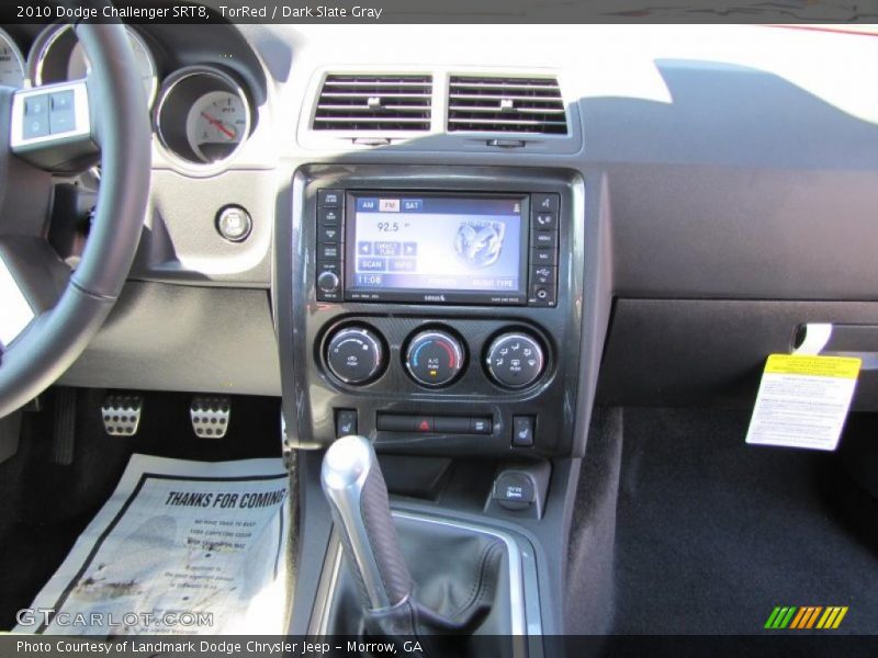 TorRed / Dark Slate Gray 2010 Dodge Challenger SRT8