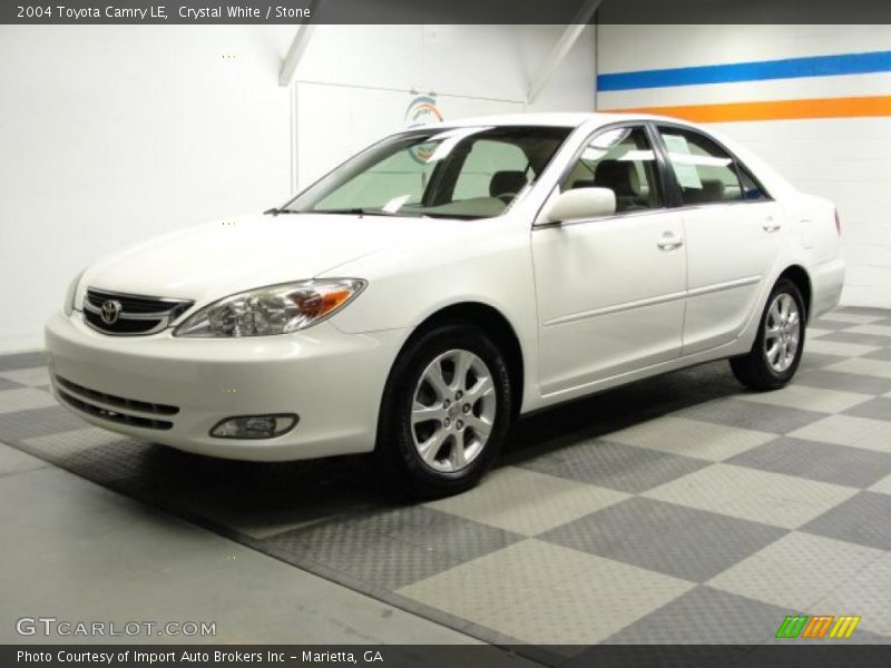 Crystal White / Stone 2004 Toyota Camry LE