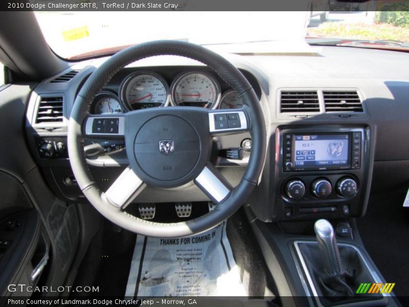 TorRed / Dark Slate Gray 2010 Dodge Challenger SRT8