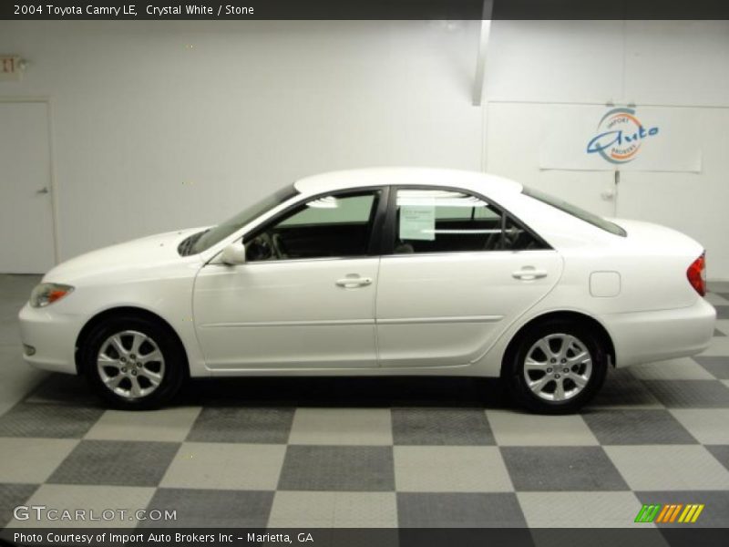 Crystal White / Stone 2004 Toyota Camry LE