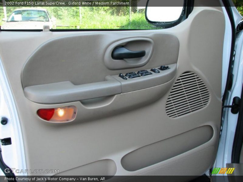 Oxford White / Medium Parchment 2002 Ford F150 Lariat SuperCrew