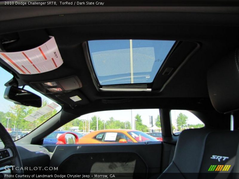 TorRed / Dark Slate Gray 2010 Dodge Challenger SRT8