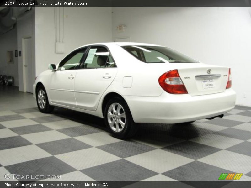 Crystal White / Stone 2004 Toyota Camry LE