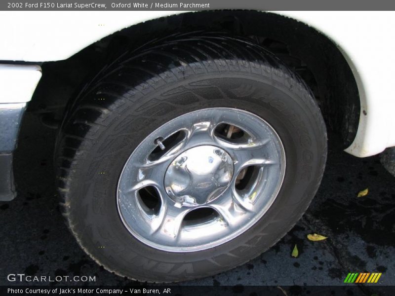 Oxford White / Medium Parchment 2002 Ford F150 Lariat SuperCrew