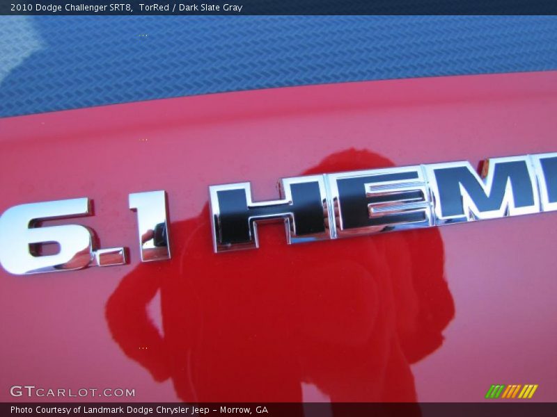 TorRed / Dark Slate Gray 2010 Dodge Challenger SRT8