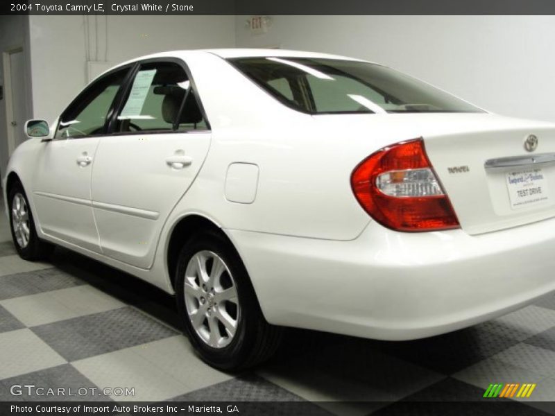 Crystal White / Stone 2004 Toyota Camry LE