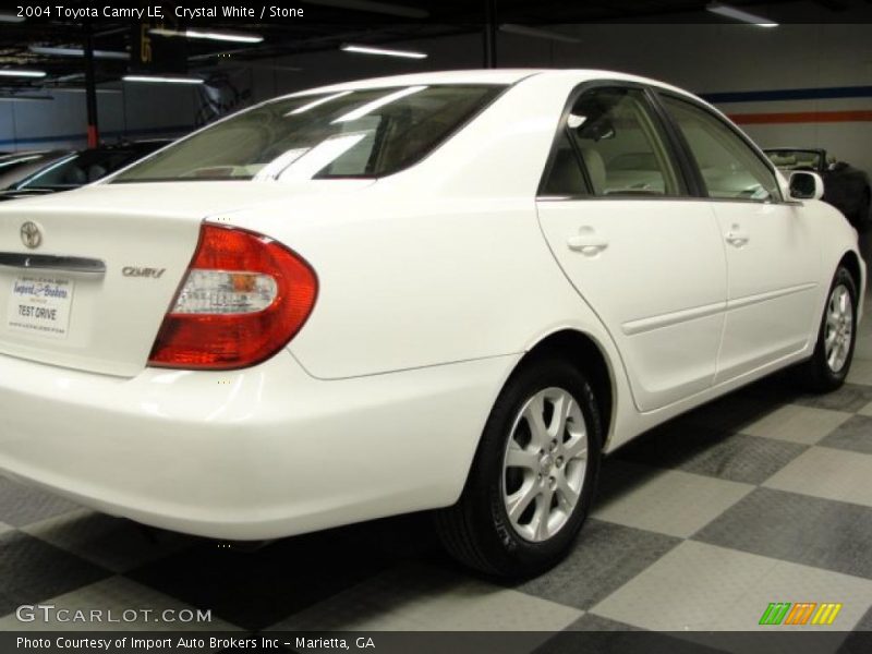 Crystal White / Stone 2004 Toyota Camry LE
