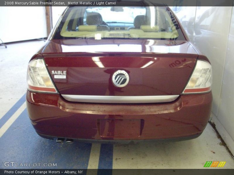 Merlot Metallic / Light Camel 2008 Mercury Sable Premier Sedan
