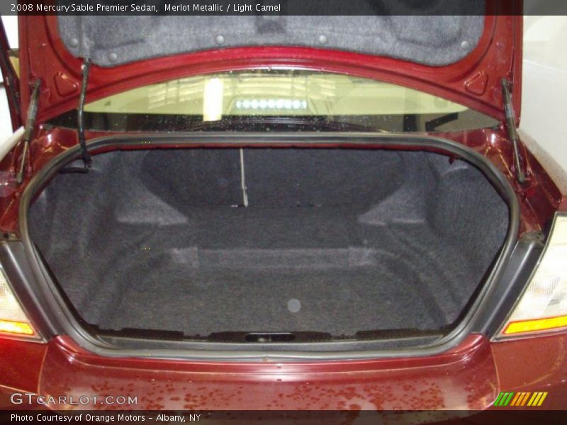 Merlot Metallic / Light Camel 2008 Mercury Sable Premier Sedan