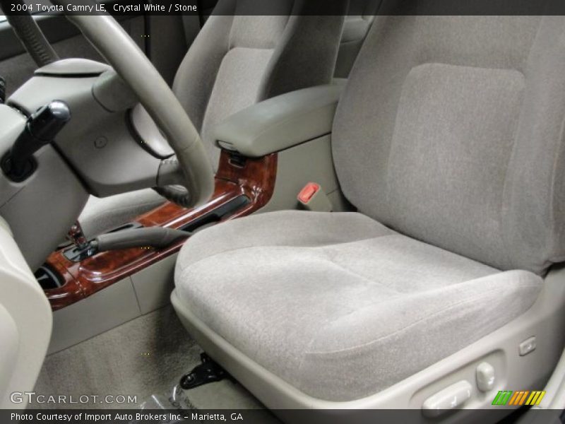 Crystal White / Stone 2004 Toyota Camry LE