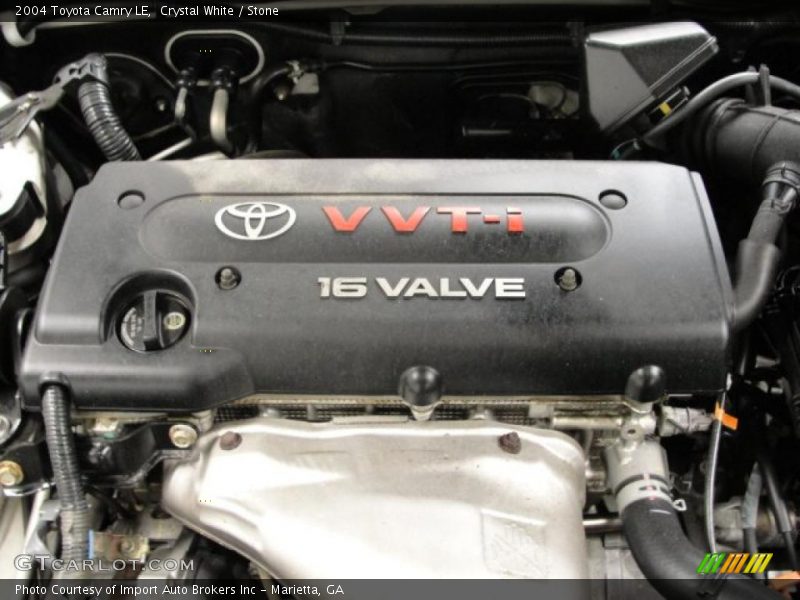 Crystal White / Stone 2004 Toyota Camry LE