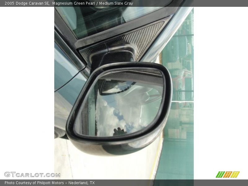 Magnesium Green Pearl / Medium Slate Gray 2005 Dodge Caravan SE
