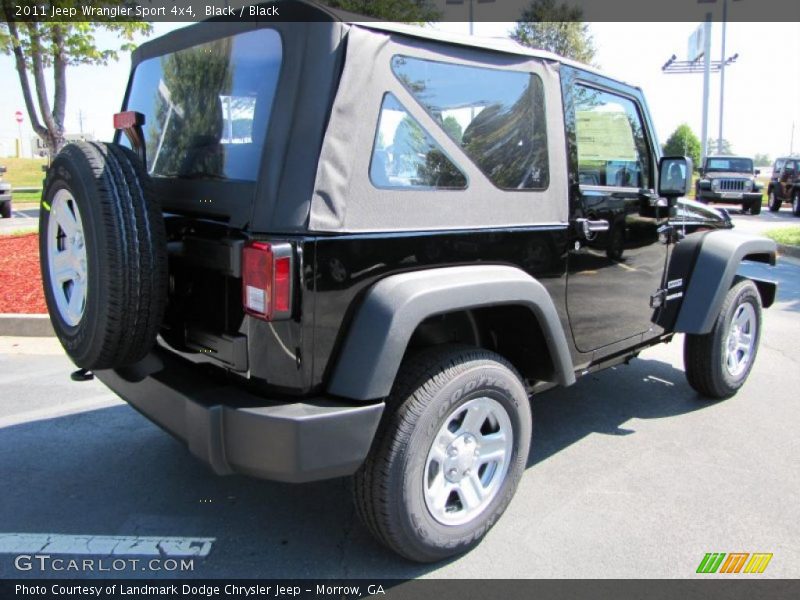 Black / Black 2011 Jeep Wrangler Sport 4x4