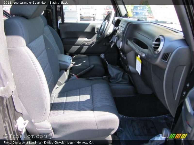 Black / Black 2011 Jeep Wrangler Sport 4x4