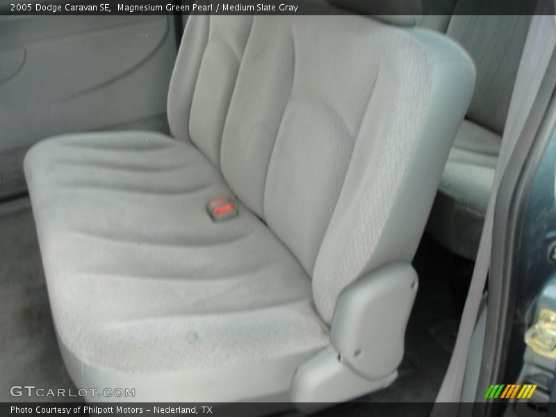 Magnesium Green Pearl / Medium Slate Gray 2005 Dodge Caravan SE