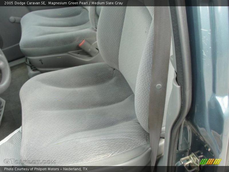 Magnesium Green Pearl / Medium Slate Gray 2005 Dodge Caravan SE