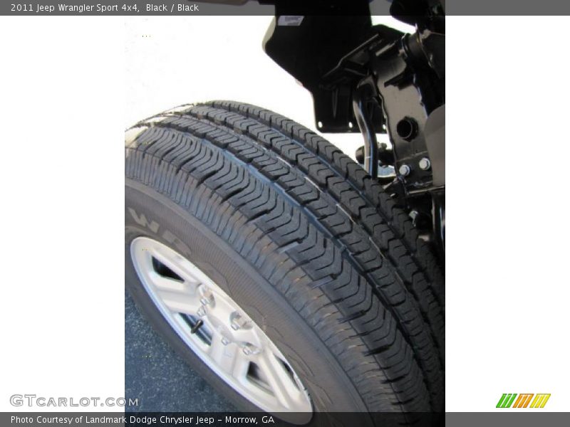 Black / Black 2011 Jeep Wrangler Sport 4x4