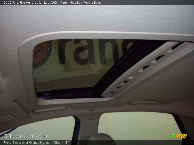 Merlot Metallic / Pebble Beige 2006 Ford Five Hundred Limited AWD