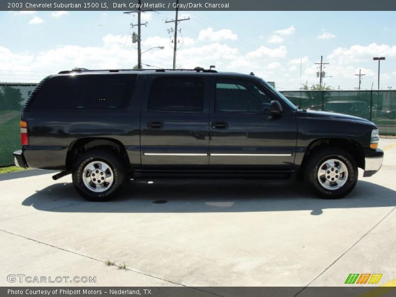 Dark Gray Metallic / Gray/Dark Charcoal 2003 Chevrolet Suburban 1500 LS