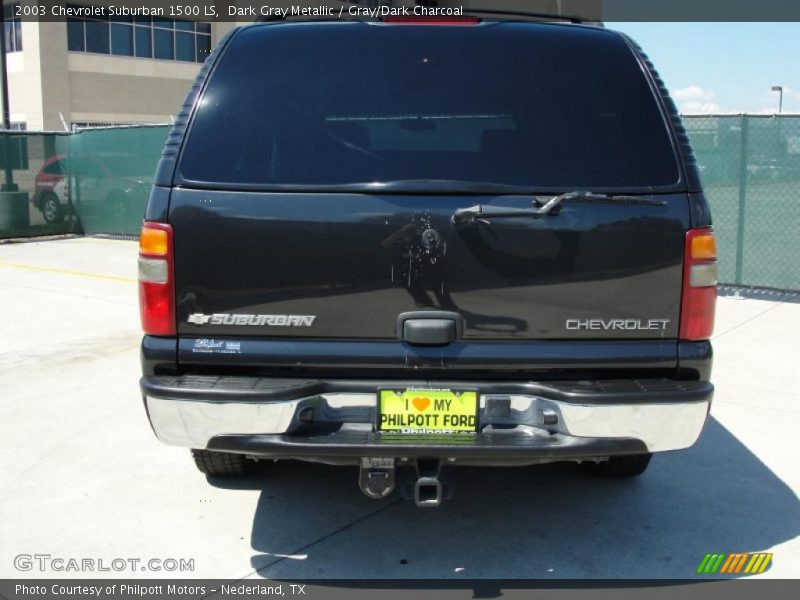 Dark Gray Metallic / Gray/Dark Charcoal 2003 Chevrolet Suburban 1500 LS